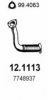 FIAT 7748937 Exhaust Pipe